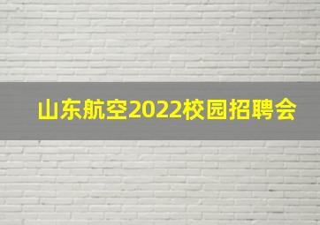 山东航空2022校园招聘会