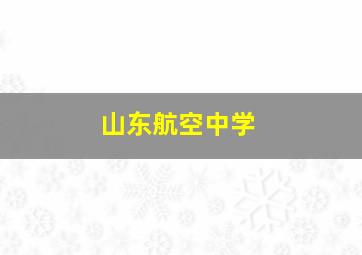 山东航空中学