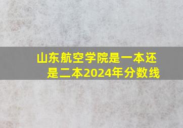 山东航空学院是一本还是二本2024年分数线