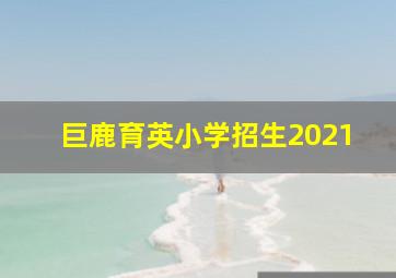 巨鹿育英小学招生2021