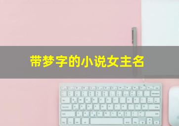 带梦字的小说女主名