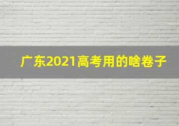 广东2021高考用的啥卷子