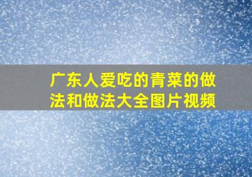 广东人爱吃的青菜的做法和做法大全图片视频