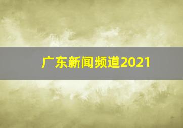 广东新闻频道2021