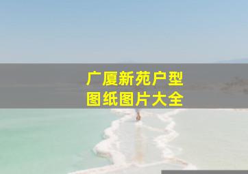 广厦新苑户型图纸图片大全