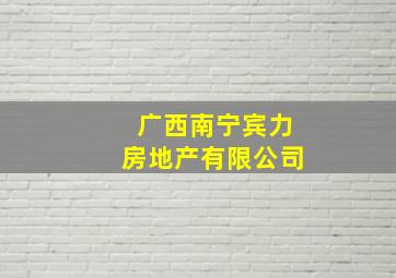 广西南宁宾力房地产有限公司