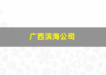 广西滨海公司