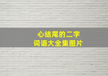 心结尾的二字词语大全集图片