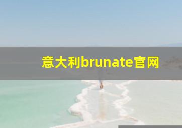 意大利brunate官网