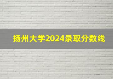 扬州大学2024录取分数线