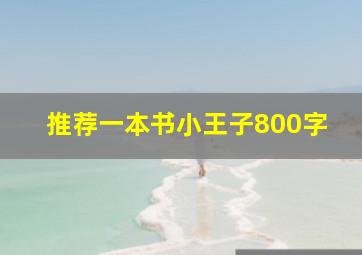 推荐一本书小王子800字