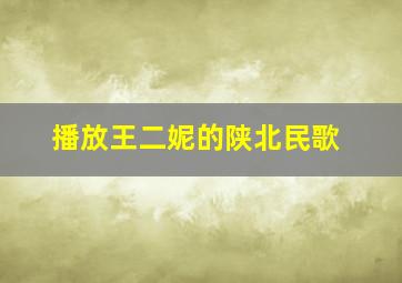 播放王二妮的陕北民歌