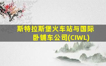 斯特拉斯堡火车站与国际卧铺车公司(CIWL)