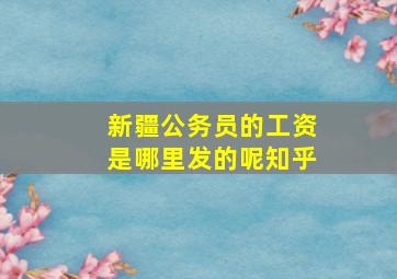 新疆公务员的工资是哪里发的呢知乎