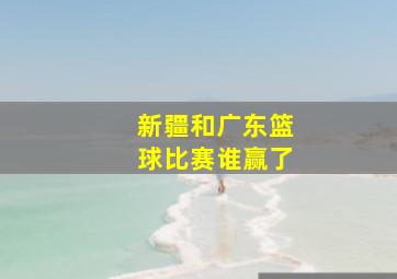 新疆和广东篮球比赛谁赢了