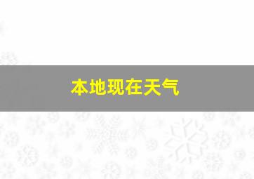 本地现在天气