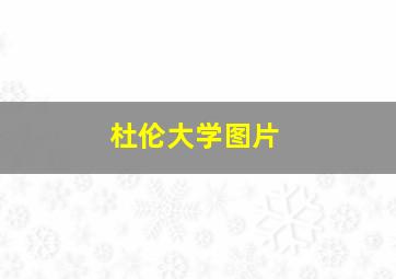 杜伦大学图片