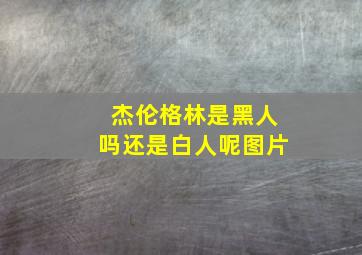 杰伦格林是黑人吗还是白人呢图片