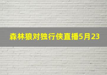 森林狼对独行侠直播5月23