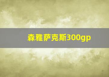 森雅萨克斯300gp