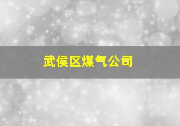 武侯区煤气公司