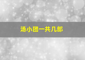 汤小团一共几部