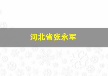 河北省张永军