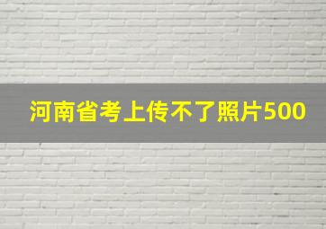 河南省考上传不了照片500