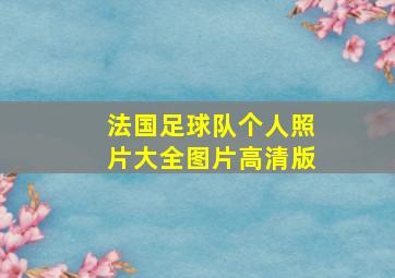 法国足球队个人照片大全图片高清版