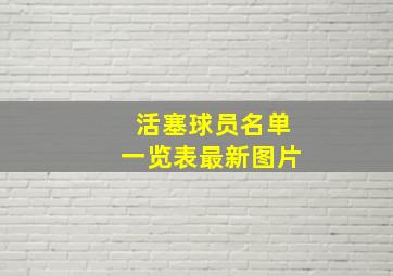 活塞球员名单一览表最新图片