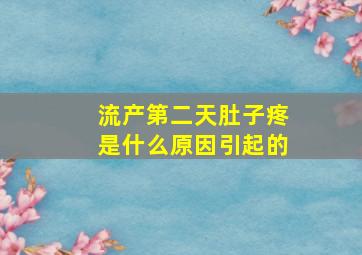 流产第二天肚子疼是什么原因引起的