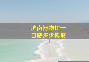 济南博物馆一日游多少钱啊