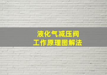 液化气减压阀工作原理图解法