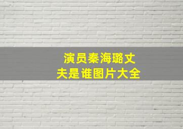 演员秦海璐丈夫是谁图片大全