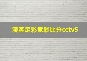 澳客足彩竞彩比分cctv5