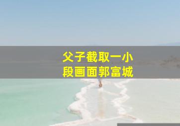 父子截取一小段画面郭富城