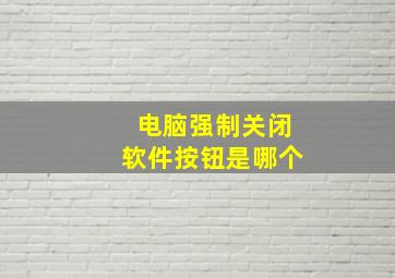 电脑强制关闭软件按钮是哪个