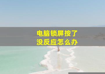 电脑锁屏按了没反应怎么办