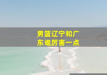 男篮辽宁和广东谁厉害一点