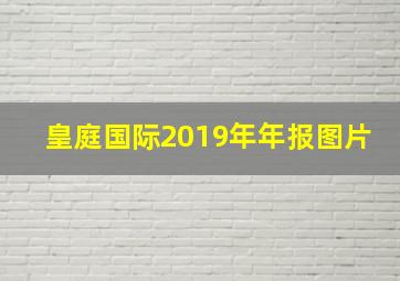 皇庭国际2019年年报图片