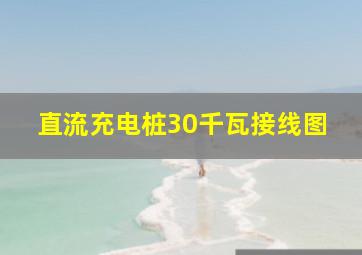 直流充电桩30千瓦接线图