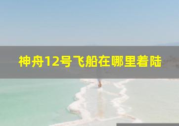 神舟12号飞船在哪里着陆