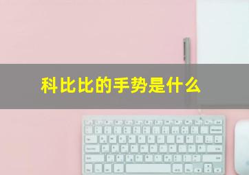 科比比的手势是什么