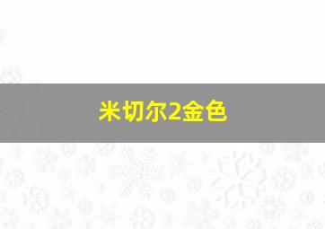 米切尔2金色