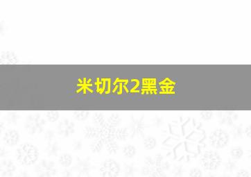 米切尔2黑金