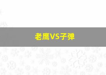 老鹰VS子弹