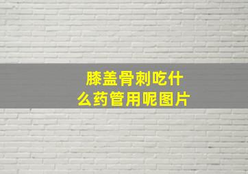 膝盖骨刺吃什么药管用呢图片