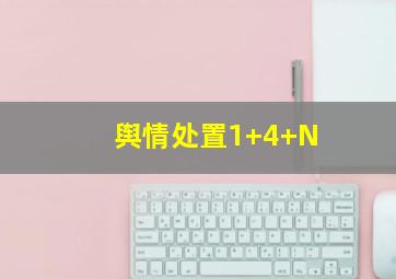 舆情处置1+4+N