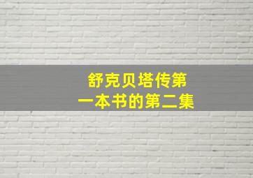 舒克贝塔传第一本书的第二集