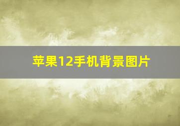 苹果12手机背景图片